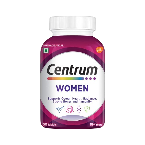 Centrum Women, World's No.1 Multivitamin with Biotin, Vitamin C & 21 vital Nutrients for Overall Health, Radiance, Strong Bones & Immunity (Veg)...